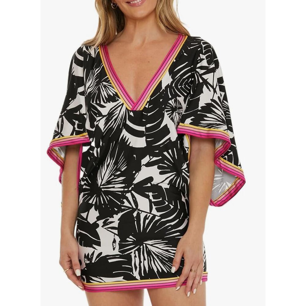 Trink Turk Lennox Printed Swim Dress, Medium New with‎ Tags